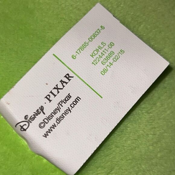 NWT Kohls Disney Pixar Mike Wazowski Monsters Inc Plush Stuffed Animal  12” - Picture 2 of 4